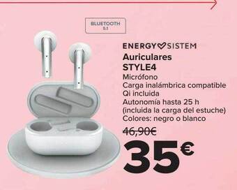 Carrefour Energy sistem auriculares style4 oferta