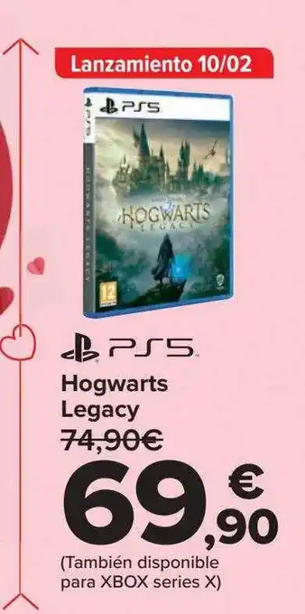 Carrefour Ps5 hogwarts legacy oferta