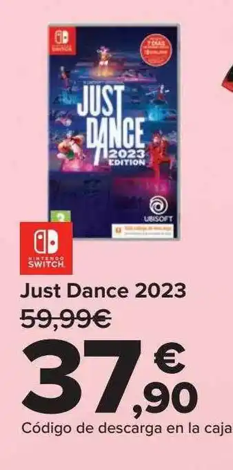 Carrefour Nintendo switch just dance 2023 oferta