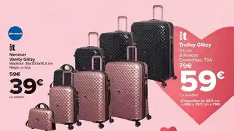 Carrefour It neceser vanity glitzy it troller glitzy 53 cm oferta