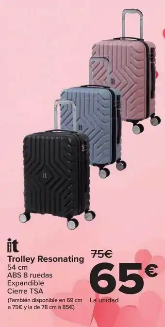 Carrefour It trolley resonating 54 cm oferta