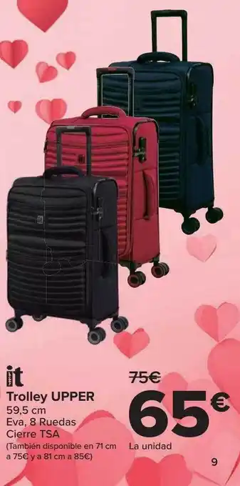 Carrefour It trolley upper 59.5 cm oferta