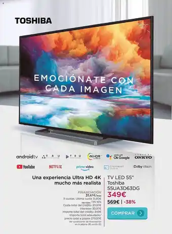 La tienda en casa Tv led 55 oferta