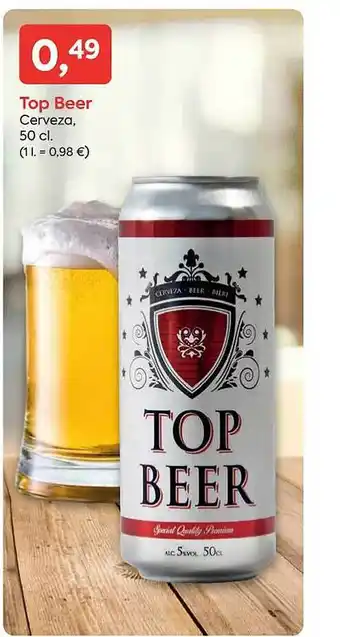 Suma Supermercados Top beer cerveza oferta