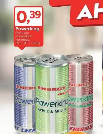 Suma Supermercados Powerking refresco energético variedad oferta