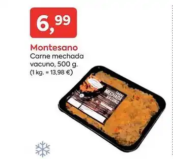 Montesano carne mechada vacuno