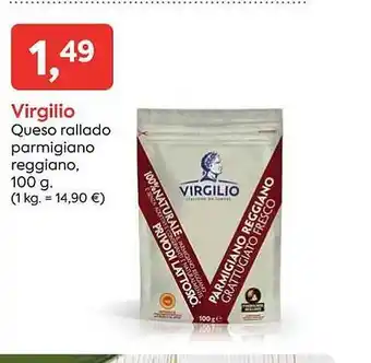 Suma Supermercados Virgilio queso rallado parmigiano reggiano oferta