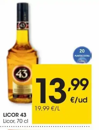 Eroski Licor 43 70 cl. oferta