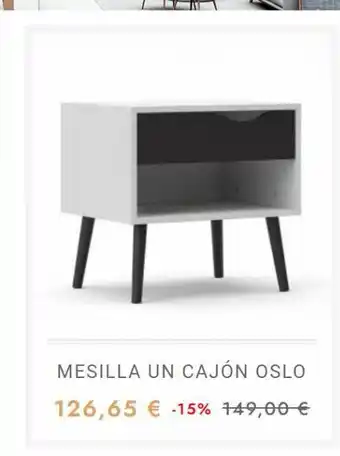 Mesilla un cajón oslo 126,65 € -15% 149,00 €