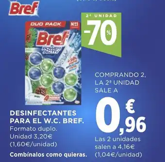 Supercor Desinfectantes Para El W.C. Bref. oferta
