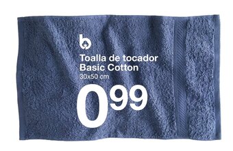 Zeeman Toalla de Tocador Basic Cotton oferta