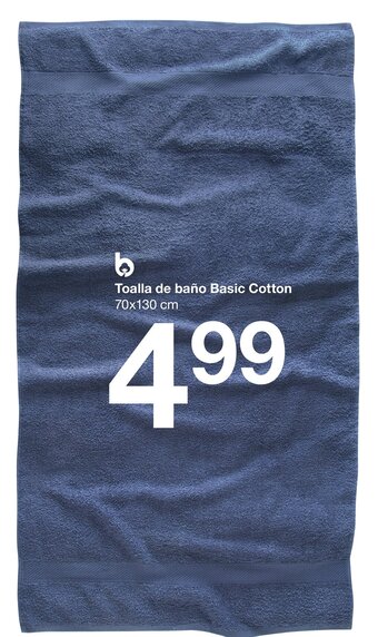 Zeeman Toalla De Baño Basic Cotton oferta