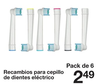 Zeeman Recambios Para Cepillo De Dientes Eléctrico oferta