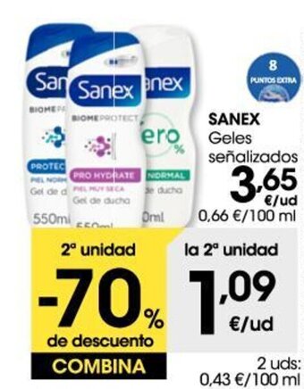 Eroski Sanex oferta