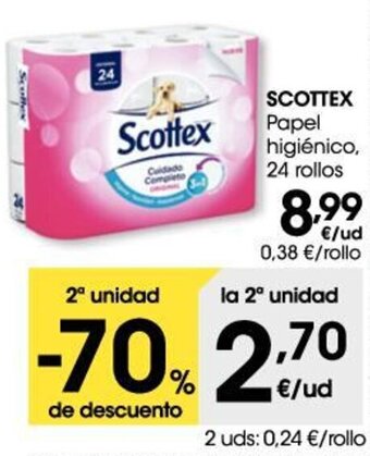 Eroski Scottex oferta