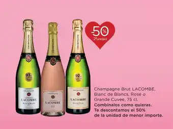 Hipercor Champagne burt lacombre oferta