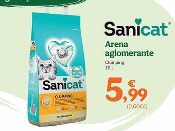 TiendAnimal Sanicat arena aglomerante oferta