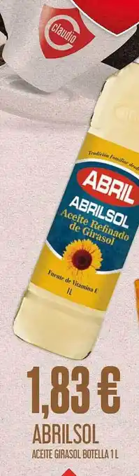 Claudio Abrisol aceite girasol oferta