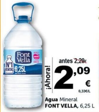 Masymas Agua mineral FONT VELLA oferta