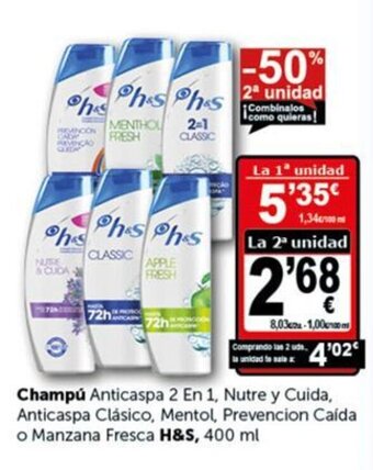 Masymas Champú H&S oferta