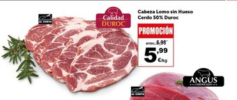 Masymas Cabeza lomo sin hueso cerdo 50% duroc oferta
