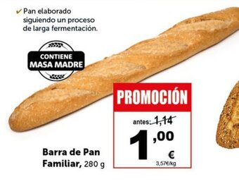 Masymas Barra de pan familiar oferta