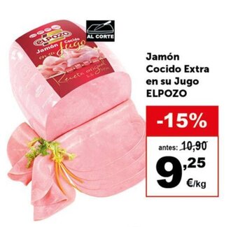 Masymas Jamón cocido extra en su jugo ELPOZO oferta