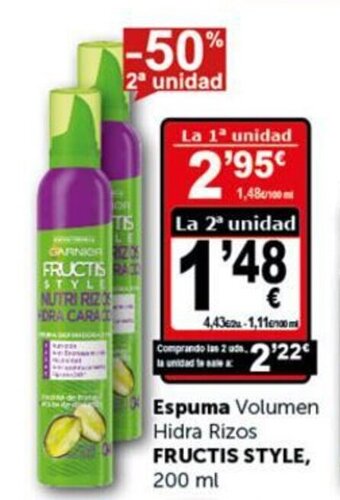 Masymas Espuma FRUCTIS STYLE oferta