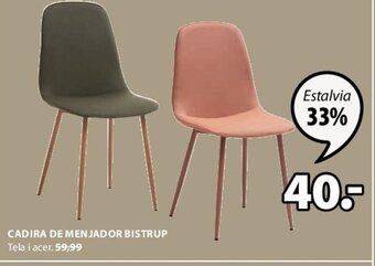 JYSK Cadira de Menjador Bistrup oferta