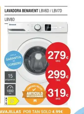 Milar Lavadora Benavent oferta