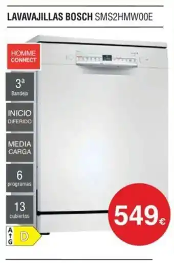 Milar Lavavajillas Bosch SMS2HMW00E oferta