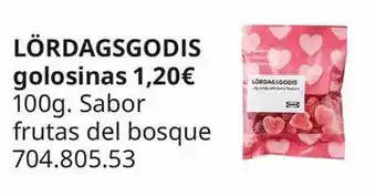 Lördagsgodis golosinas