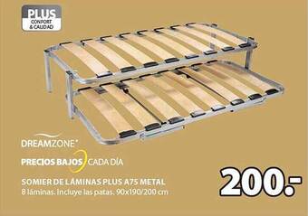 JYSK Somier de láminas plus a75 metal oferta