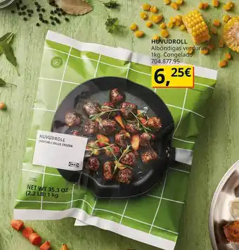 Huvudroll albóndigas verduras