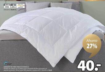 JYSK Edredón de fibra fresco storsola oferta