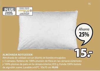 JYSK Almohada notodden oferta