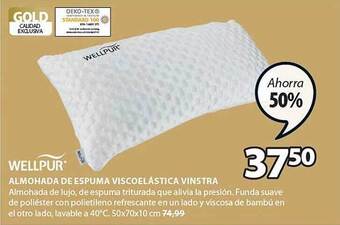 JYSK Wellpur almohada de espuma viscoelástica vinstra oferta