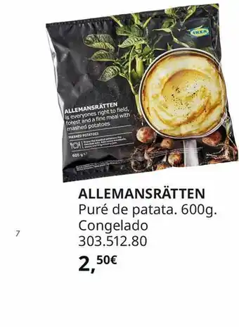 IKEA Allemansrätten puré de patata congelado oferta