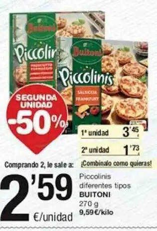 SPAR Fragadis Piccolinis buitoni oferta