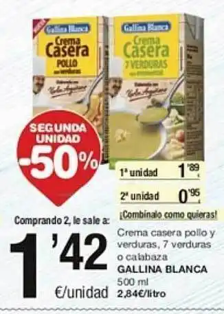 SPAR Fragadis Crema casera pollo y verduras oferta
