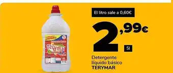 Supeco Detergente líquido básico terymar oferta