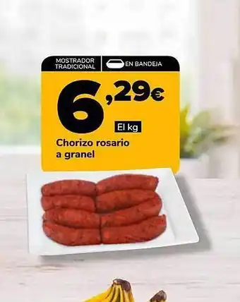 Chorizo rosario a granel