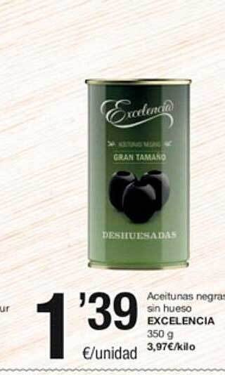SPAR Fragadis Aceitunas negras sin hueso excelencia oferta