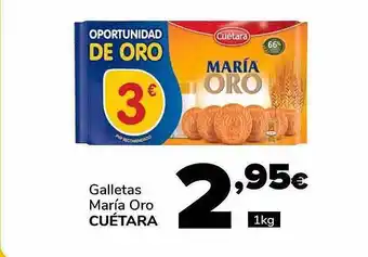 Supeco Galletas maría oro cuétara oferta