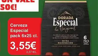 Spar La Palma Cerveza especial pack 6 oferta