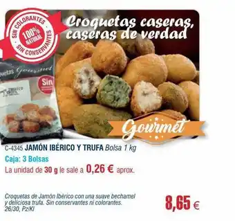 Abordo Jamón ibérico y trufa oferta