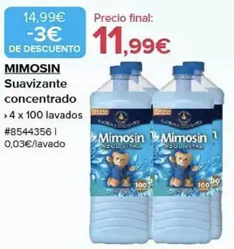 Costco Mimosin suavizante concentrado oferta