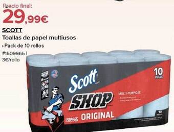 Costco Scott toallas de papel multiusos oferta