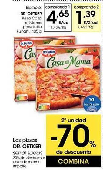 Eroski Dr oetker pizza casa di mama oferta