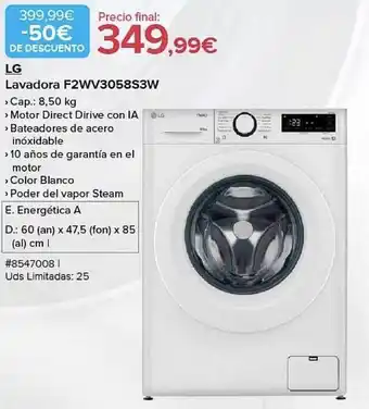Costco Lg lavadora oferta